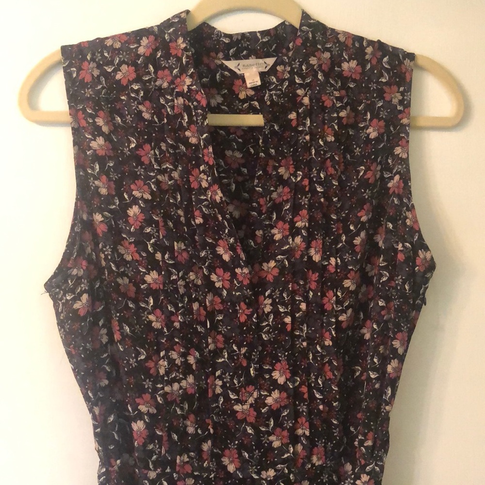 Nanette Lepore Sleeveless Floral Dress NWOT